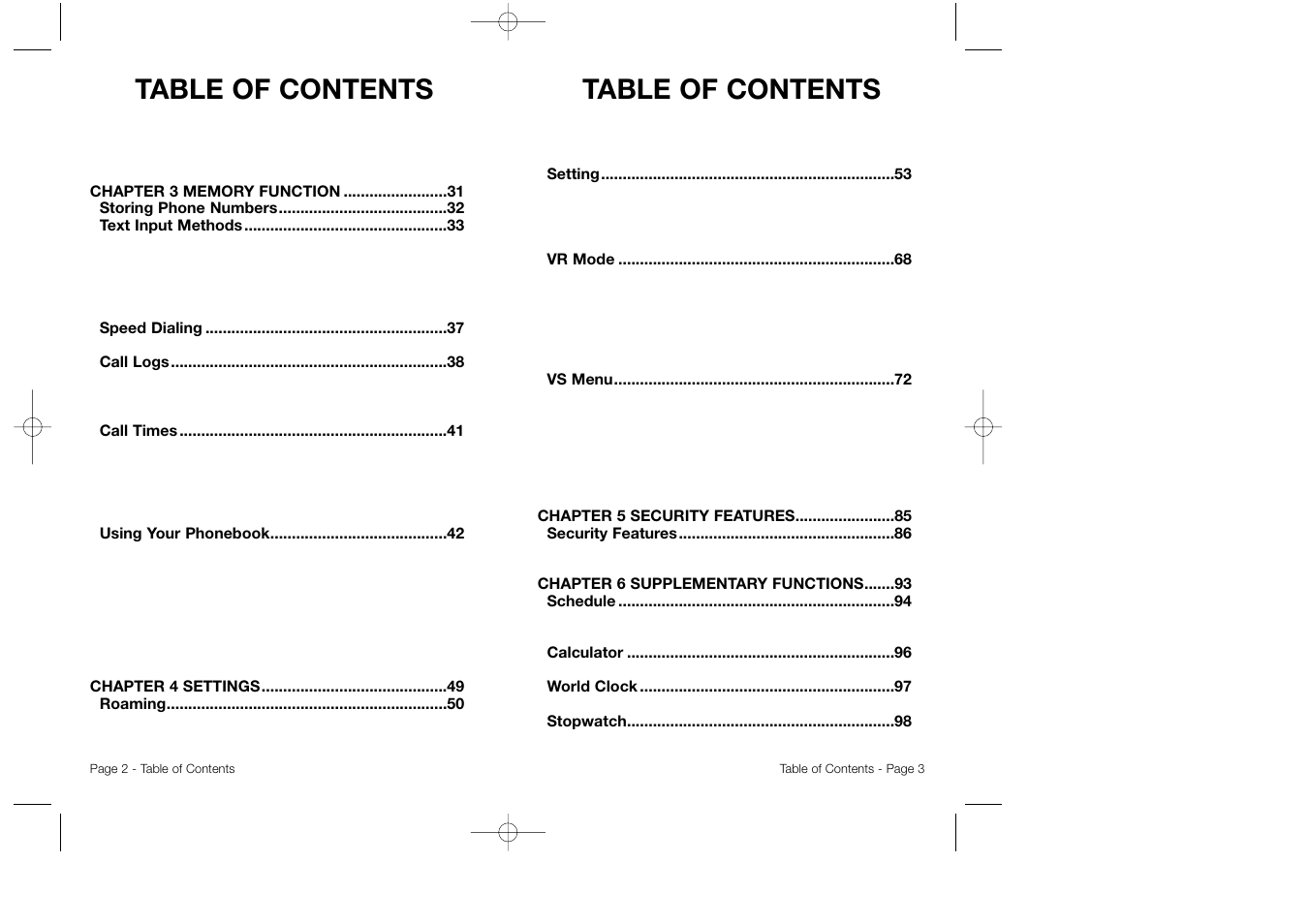 Audiovox CDM 8500 User Manual | Page 3 / 76