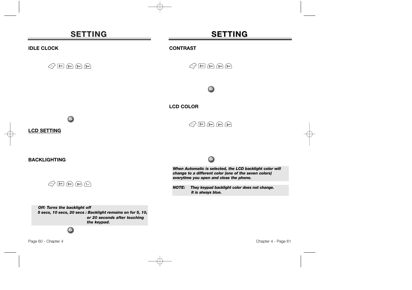Setting | Audiovox CDM 8500 User Manual | Page 32 / 76