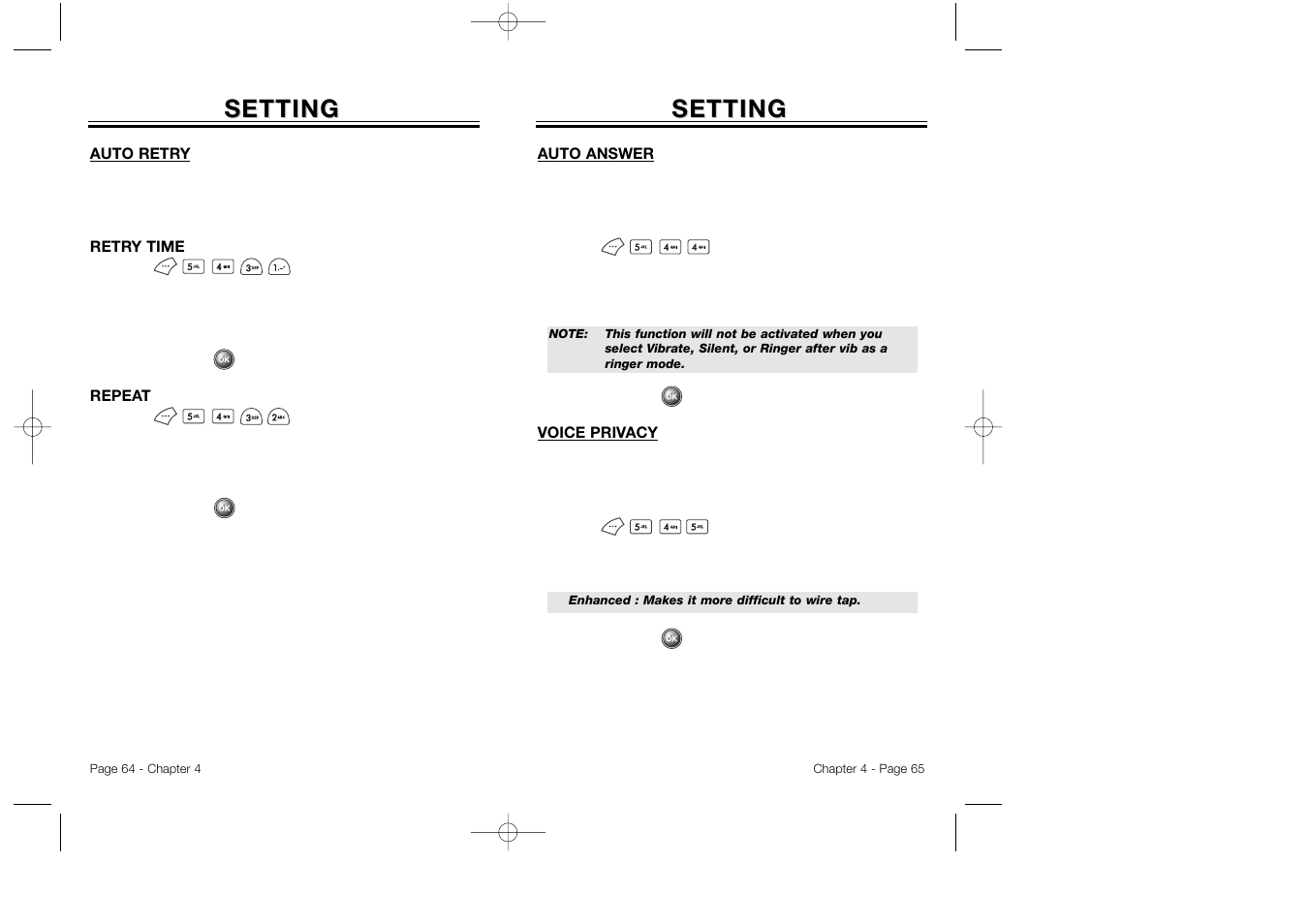 Setting | Audiovox CDM 8500 User Manual | Page 34 / 76