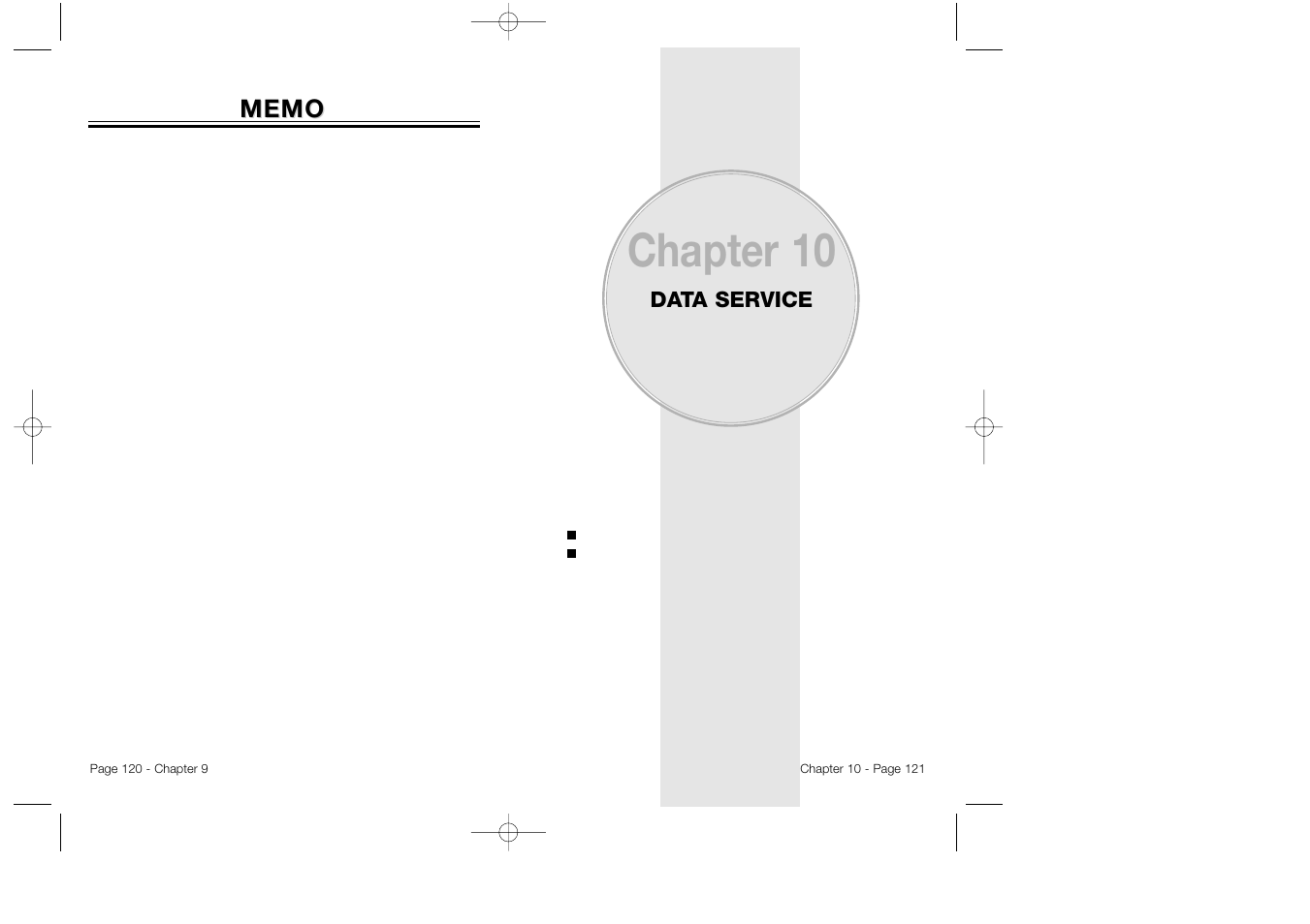 Chapter 10 | Audiovox CDM 8500 User Manual | Page 62 / 76