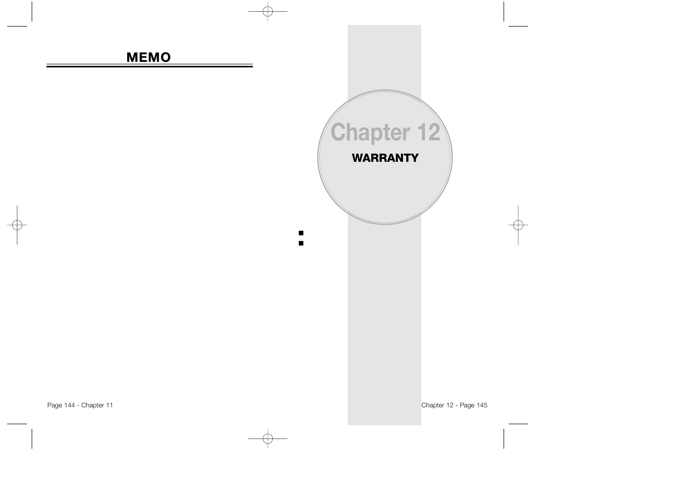 Chapter 12 | Audiovox CDM 8500 User Manual | Page 74 / 76