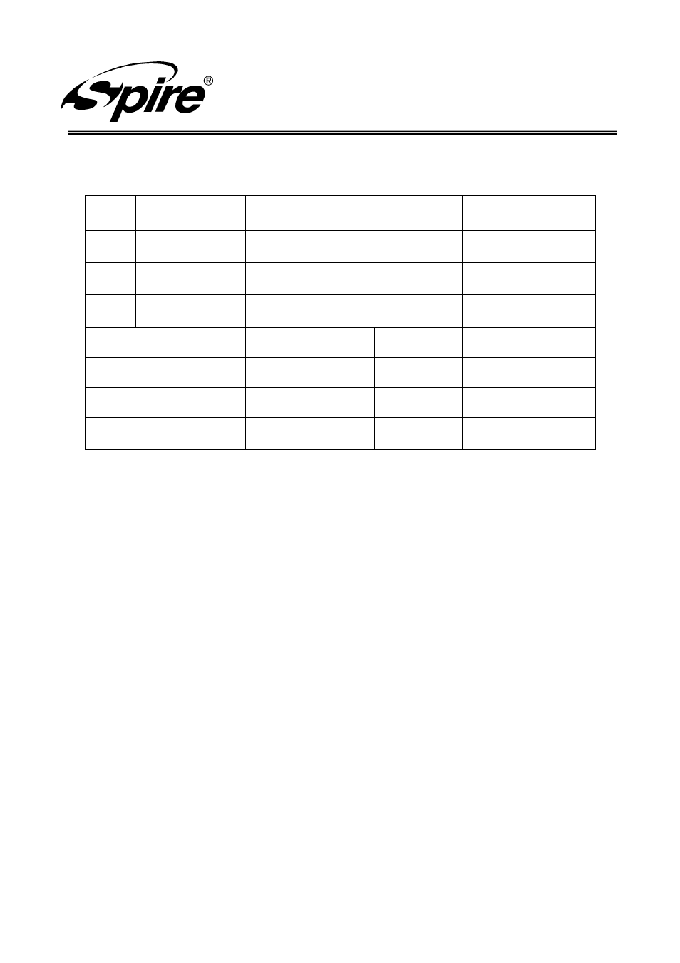 Spire corp | Spire POSITIVO 1U / SP953-1U User Manual | Page 4 / 10