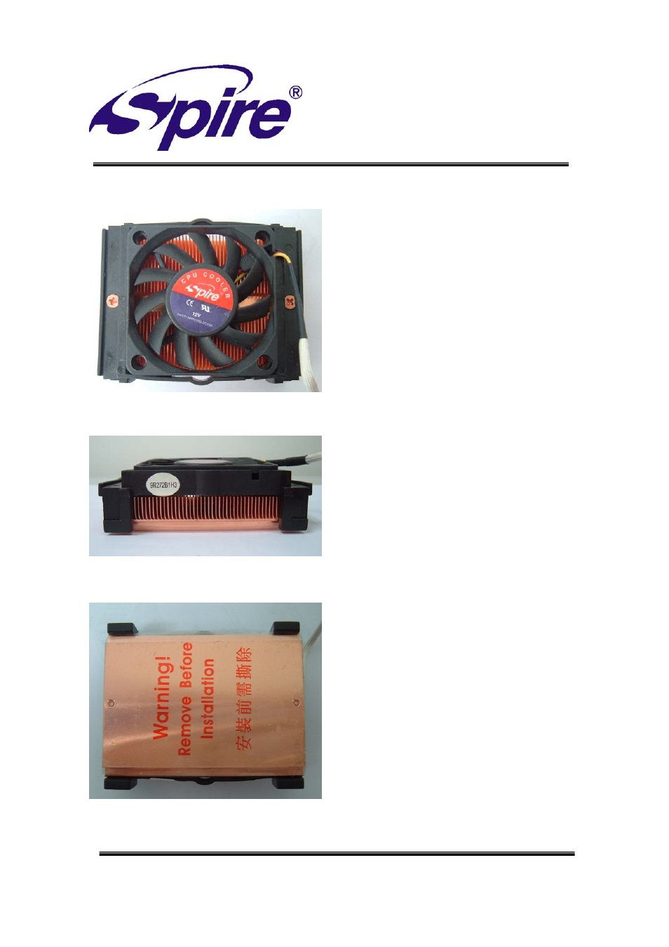 Spire corp | Spire RACKSPER III / 9R272B1H3 User Manual | Page 4 / 14