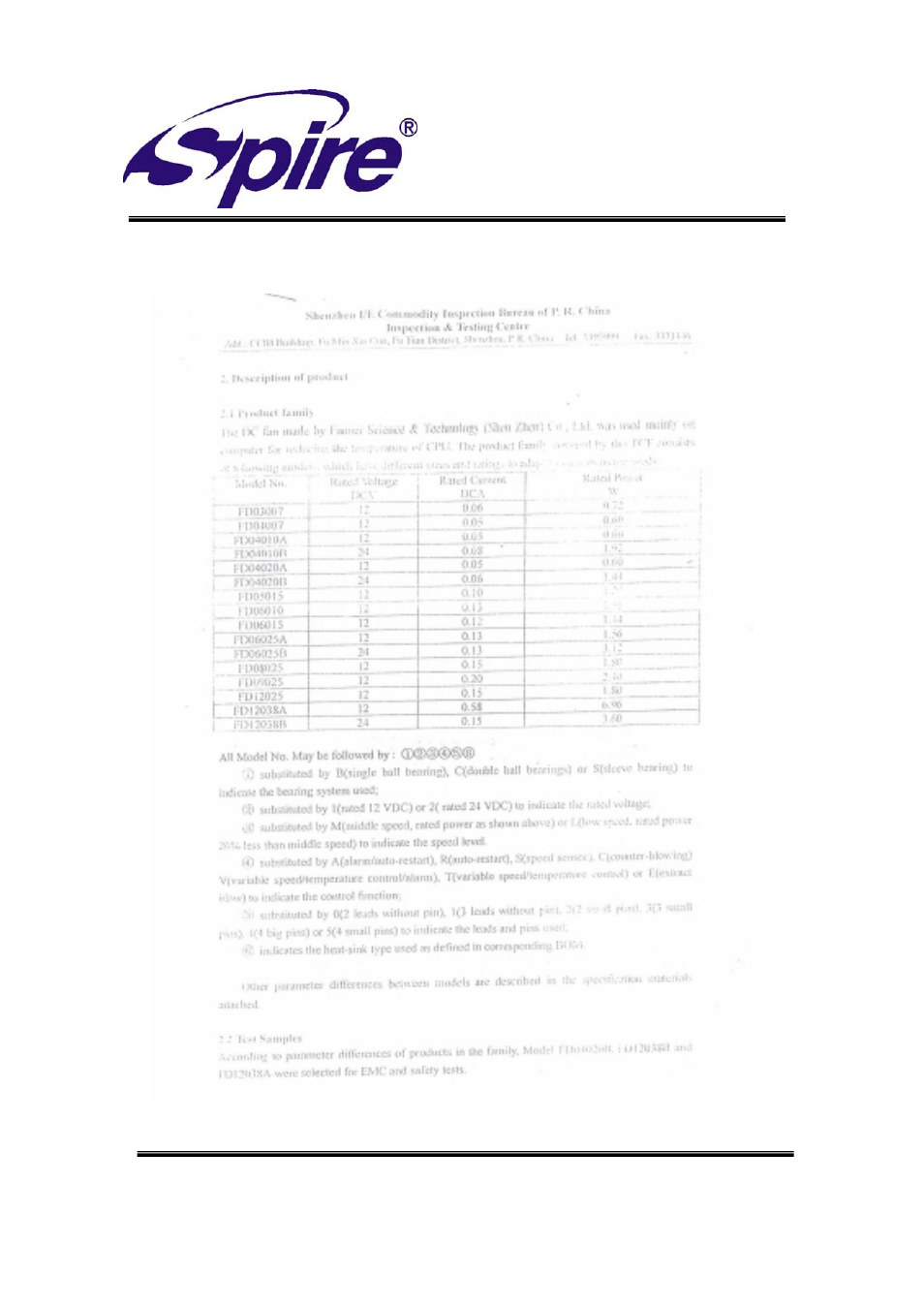 Spire corp | Spire PACIFICBREEZE / SP300 User Manual | Page 7 / 8