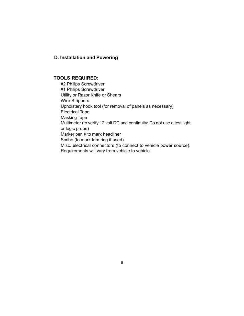 Audiovox MMD10 User Manual | Page 6 / 38