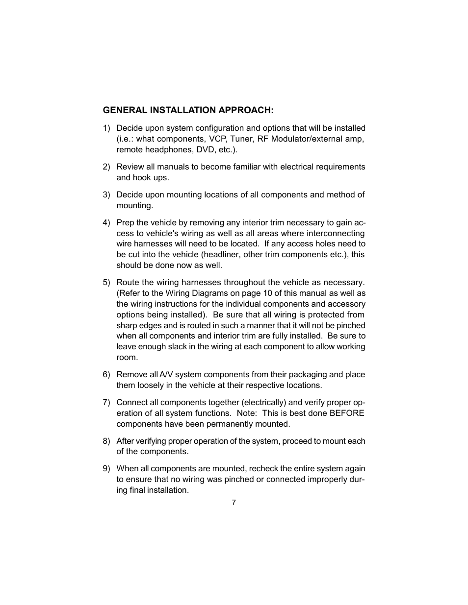 Audiovox MMD10 User Manual | Page 7 / 38