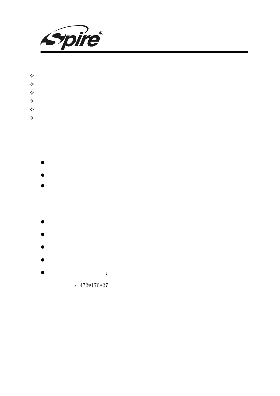 Spire corp, 1 features, 2 specification | Spire NOA 1102 / SP-K1102-USB User Manual | Page 4 / 7