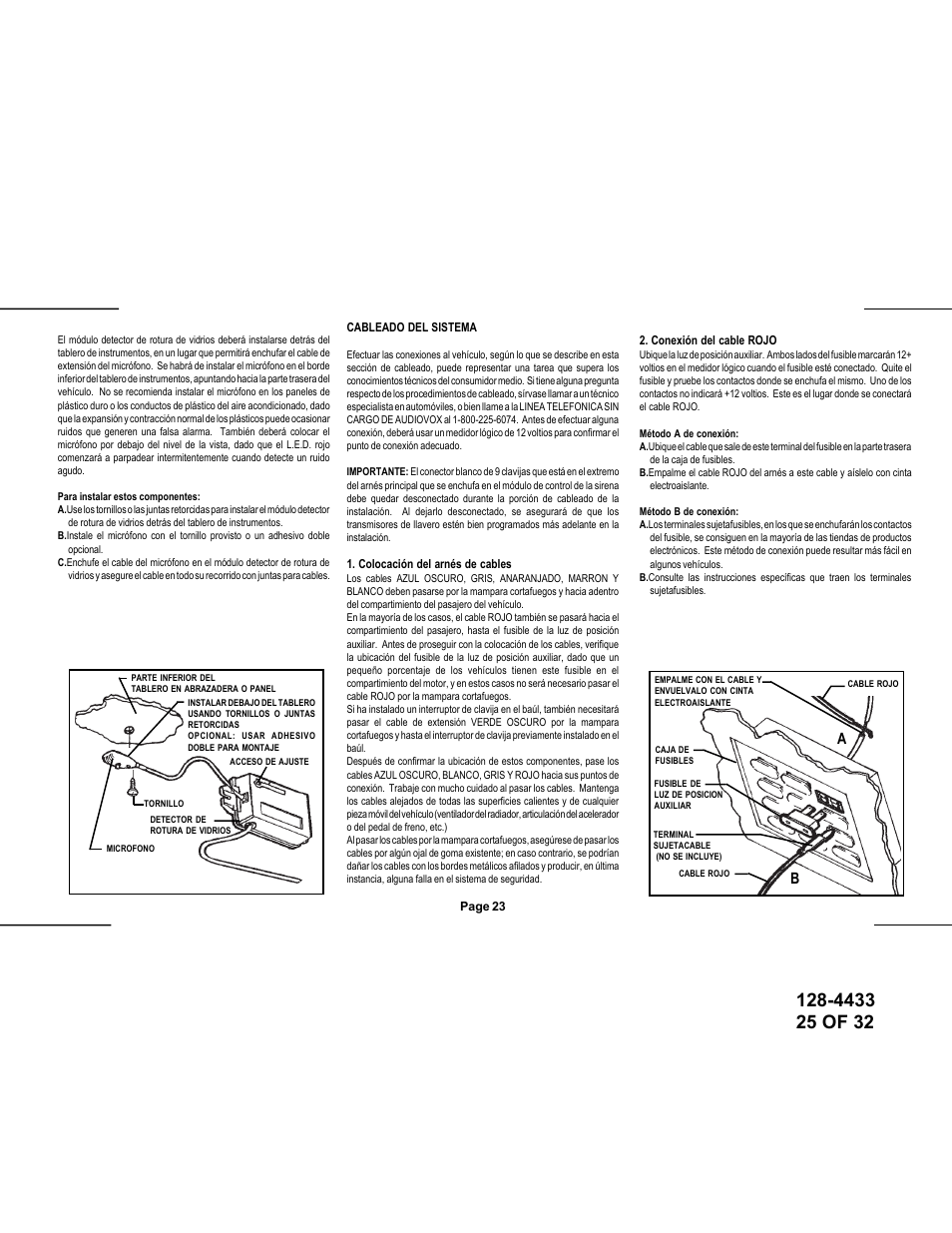 Audiovox TSP-575 User Manual | Page 25 / 32