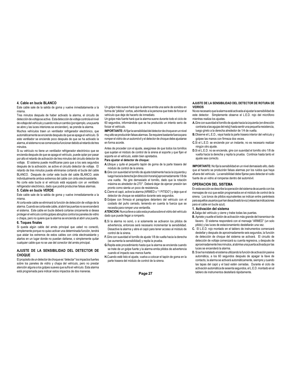 Audiovox TSP-575 User Manual | Page 29 / 32