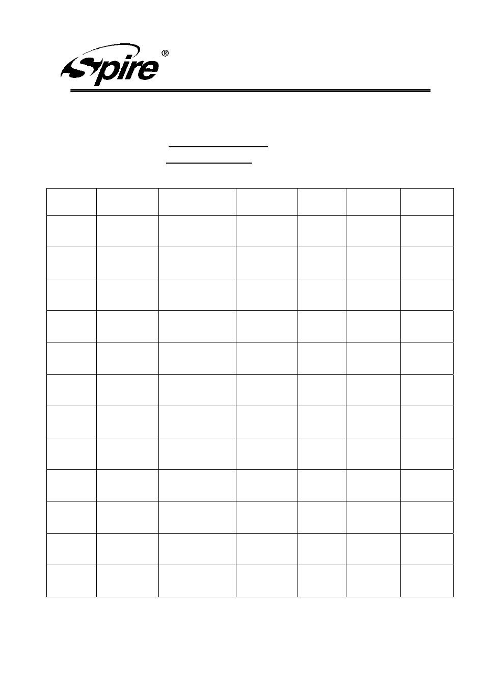 Spire corp, Approval sheet revisement record | Spire GIGAPOD VIII SATA / SP166SUO-BK-EU User Manual | Page 2 / 10