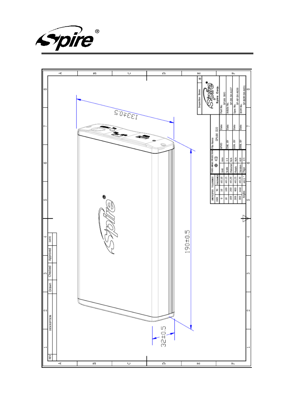 Spire corp | Spire GIGAPOD VIII SATA / SP166SUO-BK-EU User Manual | Page 8 / 10