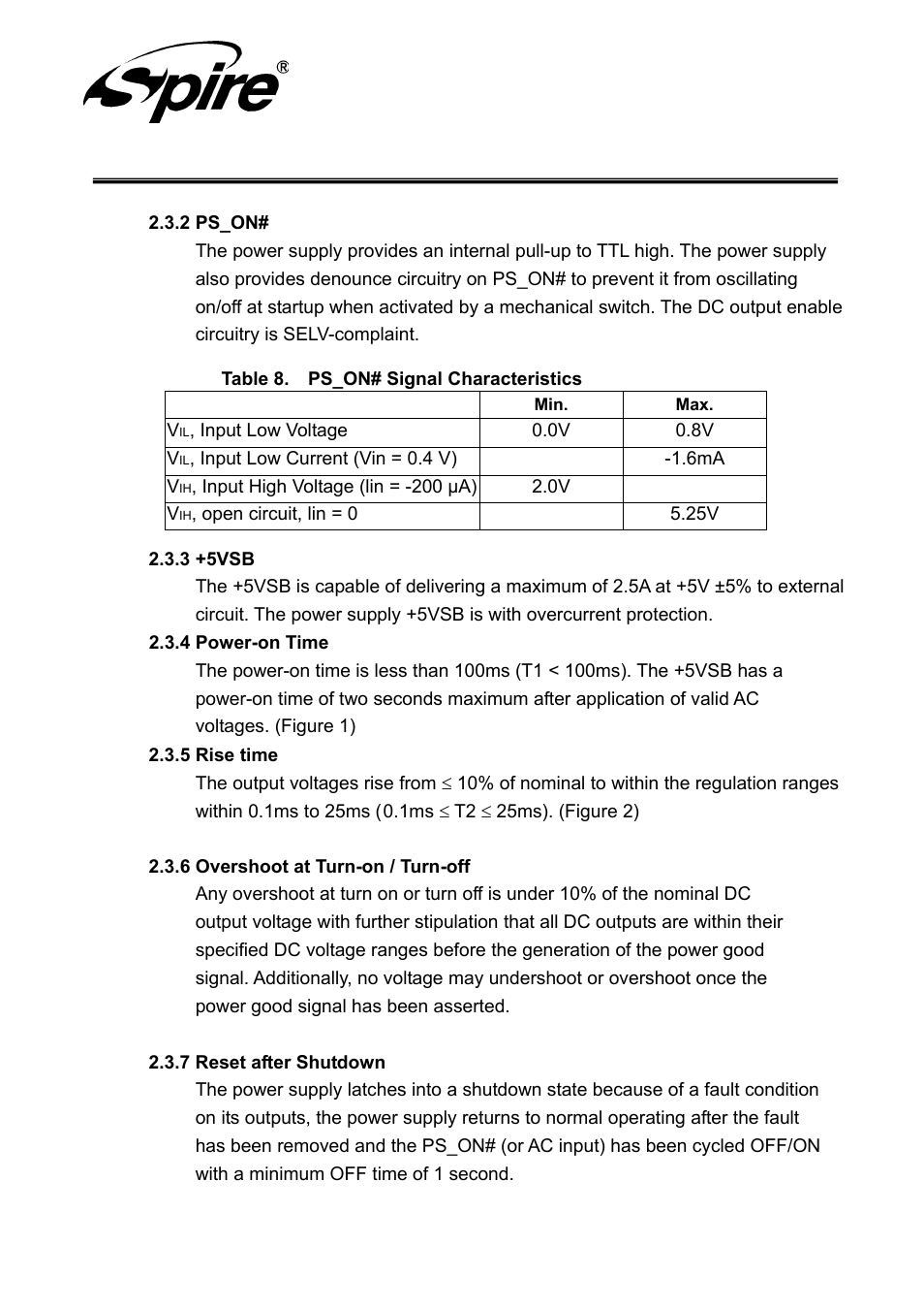 Spire corp | Spire SILENTEAGLE 650W / SP-ATX-650WTB-APFC-2 User Manual | Page 11 / 18