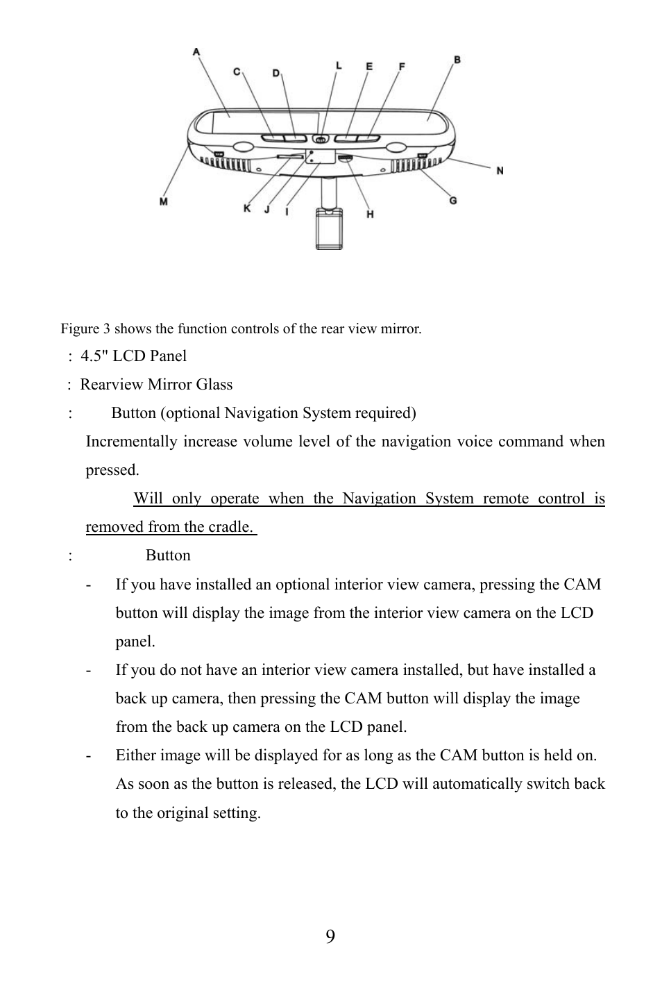 Figure 5, Controls and indicators | Audiovox LCMR6CT User Manual | Page 10 / 17