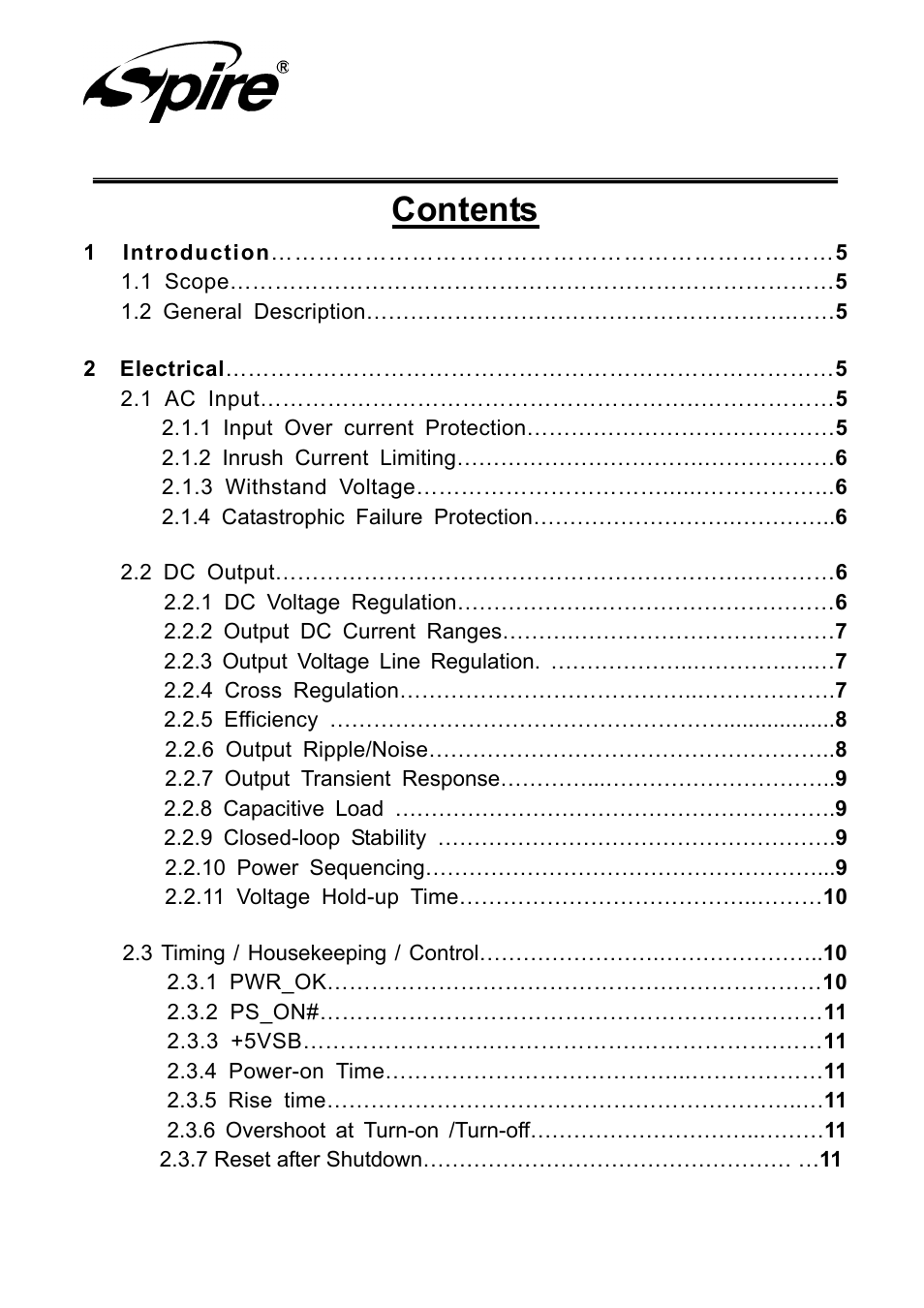 Spire LACKDRAGON 600 / SP-R-600WTB-PFC User Manual | Page 3 / 18