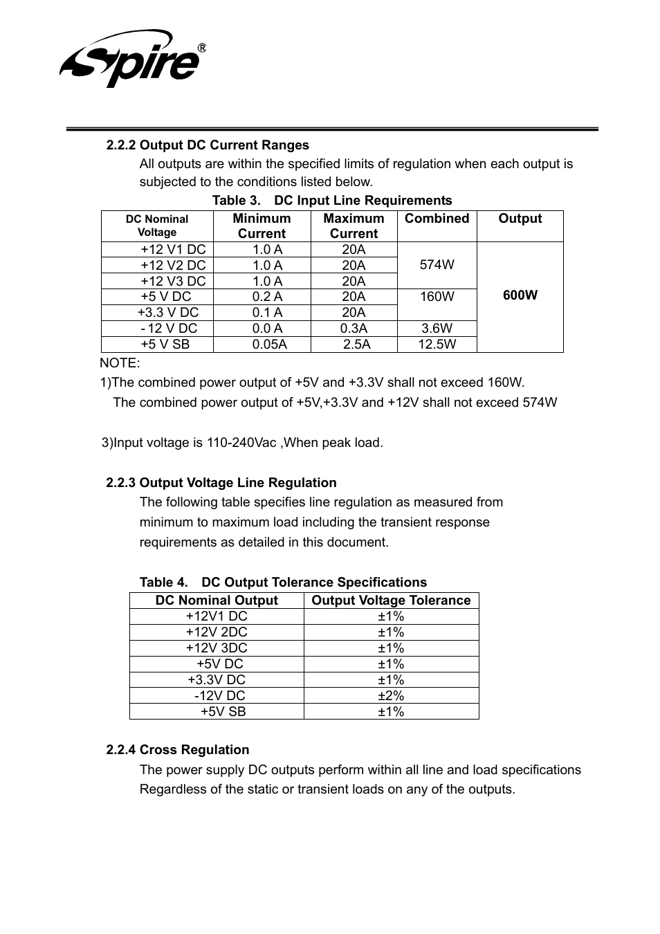 Spire corp | Spire LACKDRAGON 600 / SP-R-600WTB-PFC User Manual | Page 7 / 18