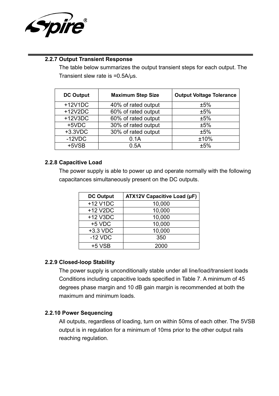 Spire corp | Spire LACKDRAGON 600 / SP-R-600WTB-PFC User Manual | Page 9 / 18