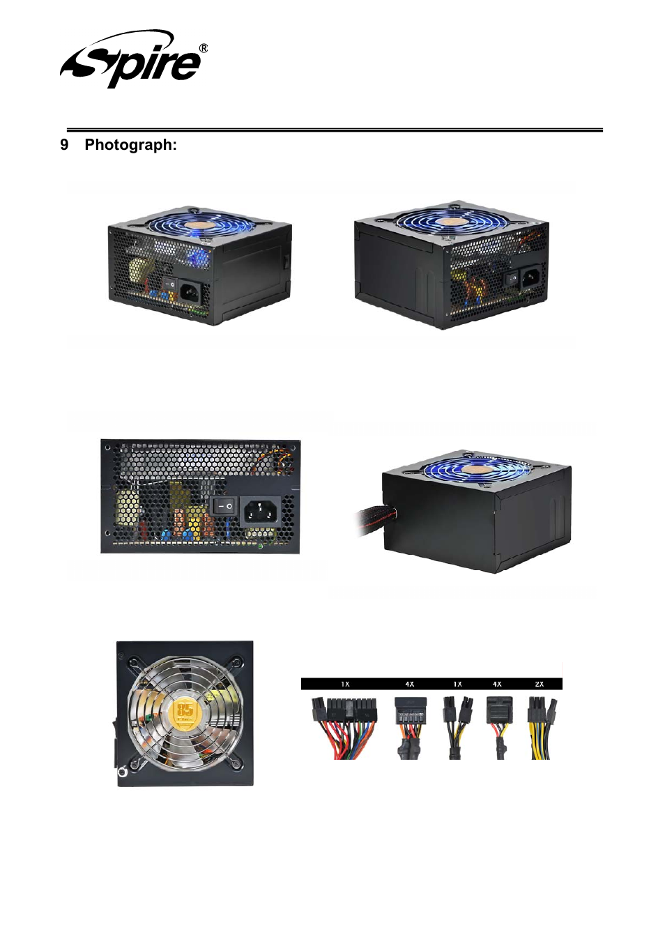 Spire corp | Spire BLACKDRAGON 400 / SP-R-400WTB-PFC User Manual | Page 17 / 18