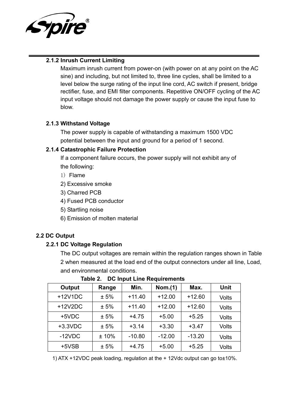 Spire corp | Spire JEWEL BLACK 420W / SP-ATX-420WTB-PFC-1 User Manual | Page 6 / 20