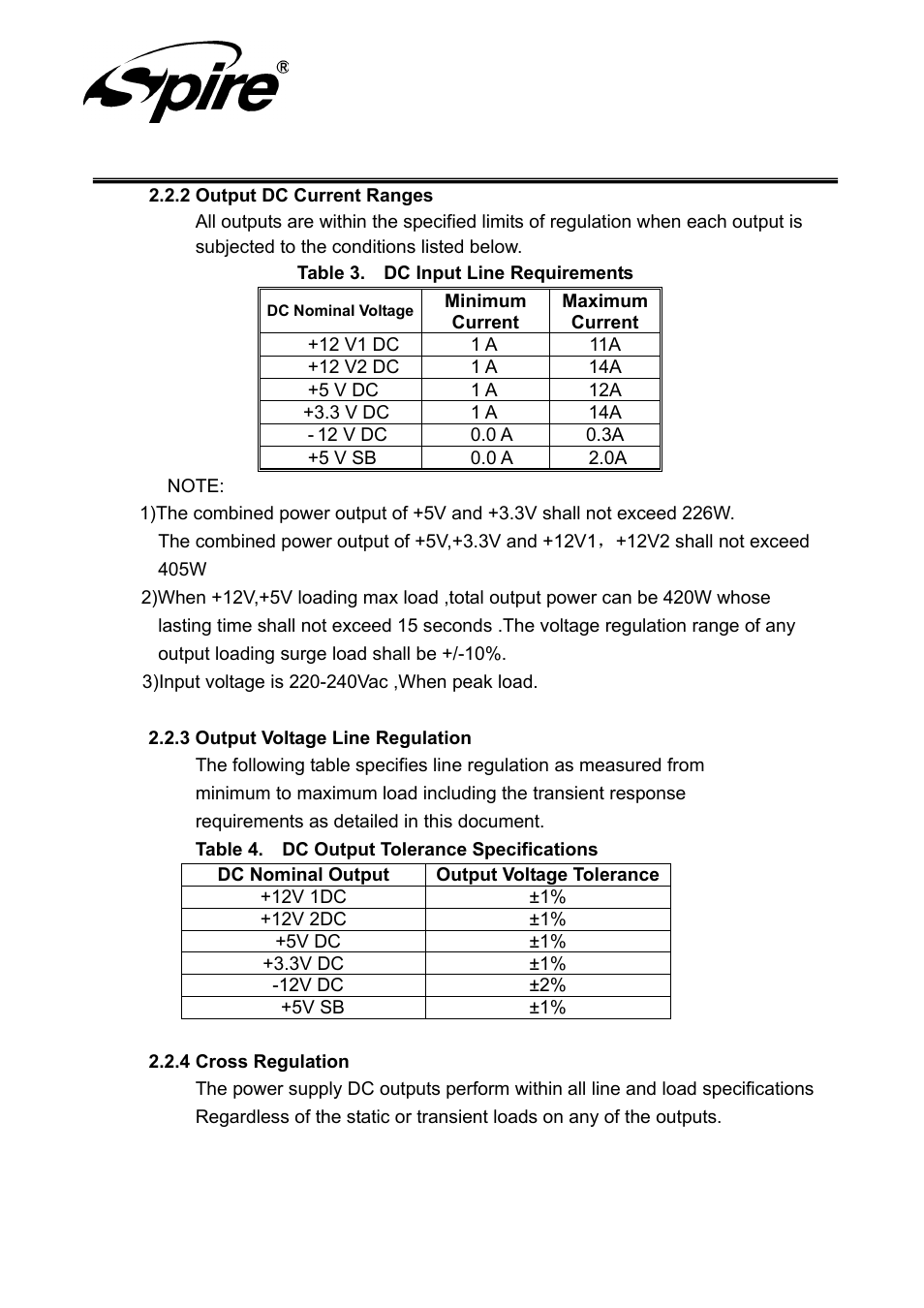 Spire corp | Spire JEWEL BLACK 420W / SP-ATX-420WTB-PFC-1 User Manual | Page 7 / 20