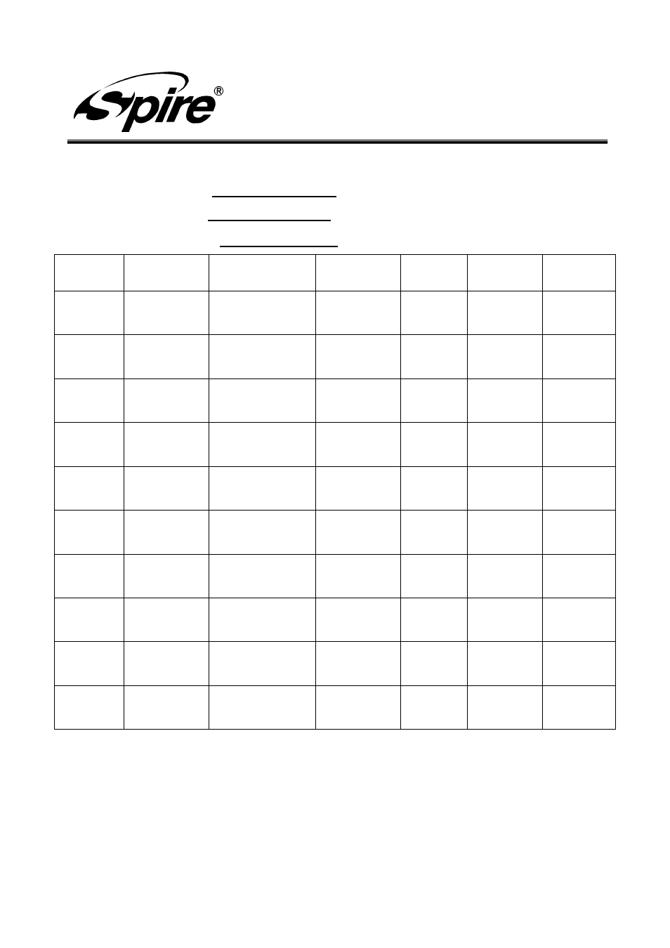 Spire corp, Approval sheet revisement record | Spire EXHAUSTER / SP08025S1ME4 User Manual | Page 2 / 9