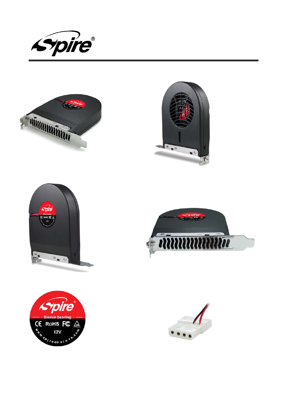 Spire corp | Spire EXHAUSTER / SP08025S1ME4 User Manual | Page 4 / 9