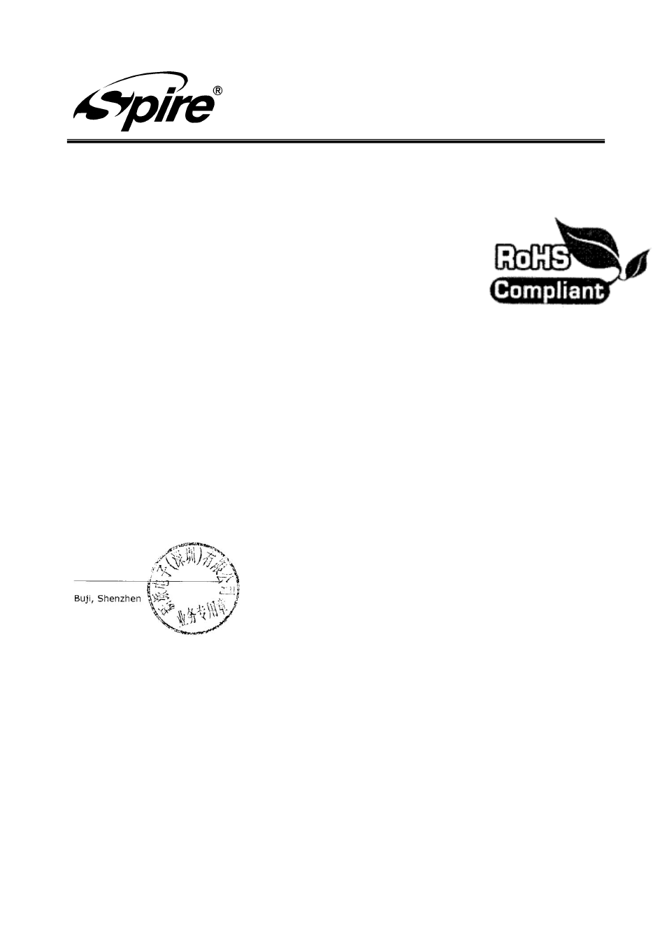Spire corp | Spire EXHAUSTER / SP08025S1ME4 User Manual | Page 9 / 9