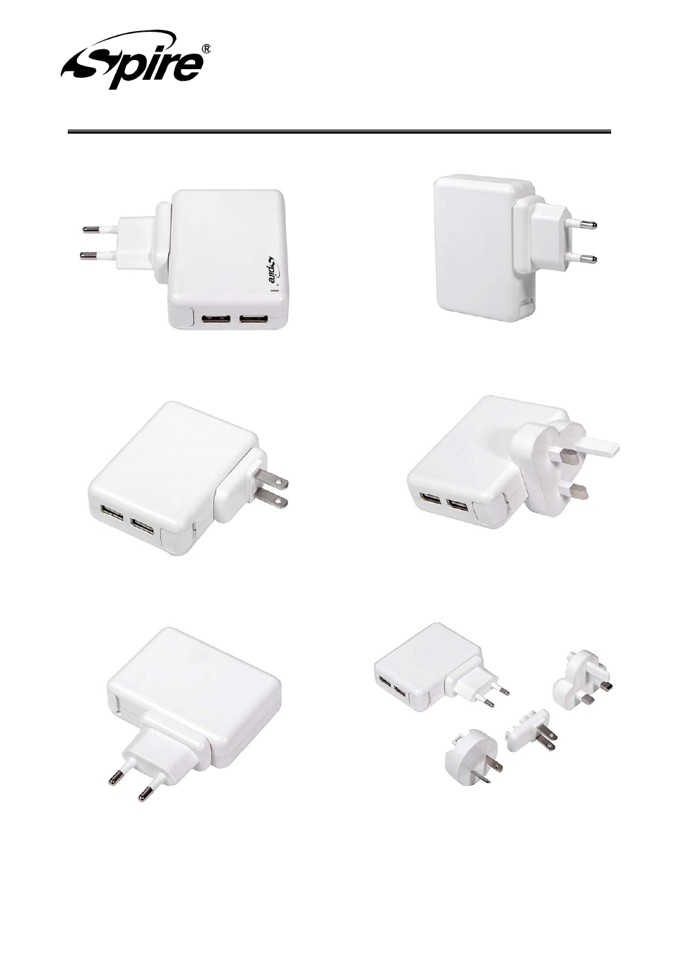 Spire corp | Spire CHARGER 10W / SP-AD-512WT User Manual | Page 6 / 7
