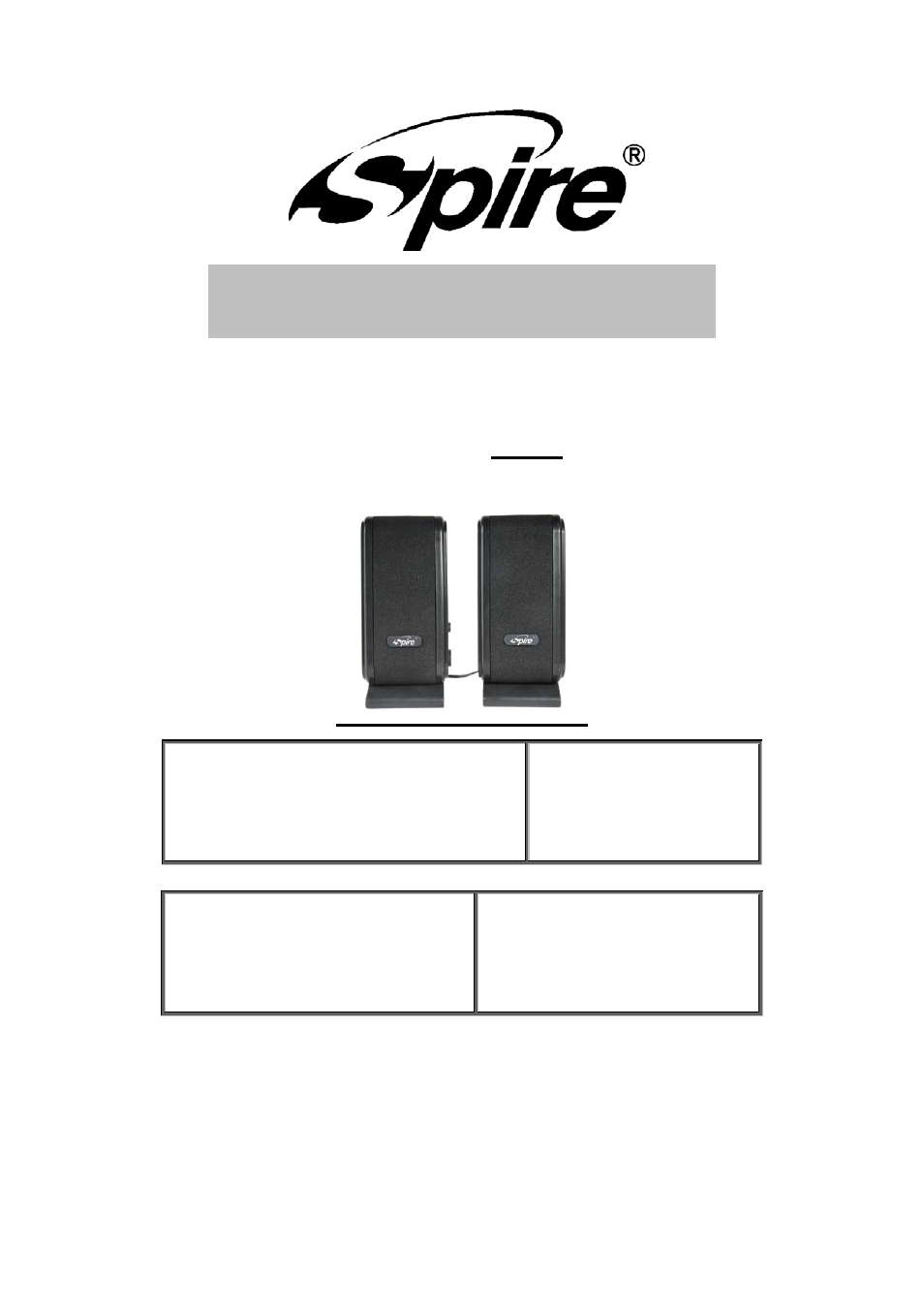 Spire spire_sp-s211_01374460069.pdf User Manual | 6 pages