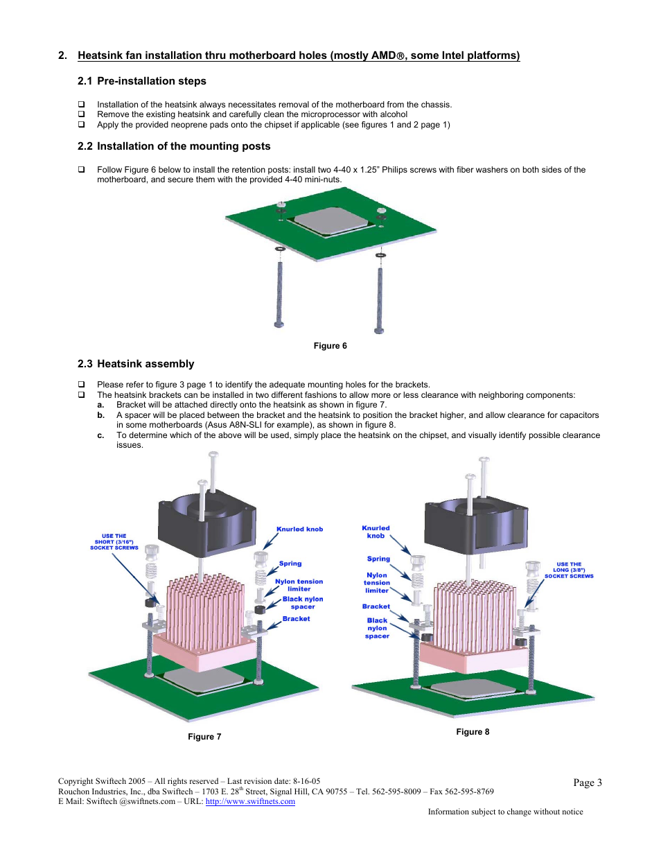 Swiftech MCX159 CU User Manual | Page 3 / 4