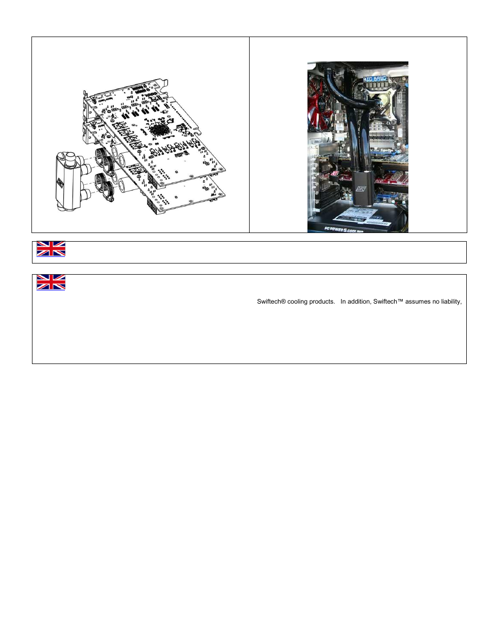 Swiftech SLI/Crossfire bridges for MCW60/80/82 User Manual | Page 2 / 2