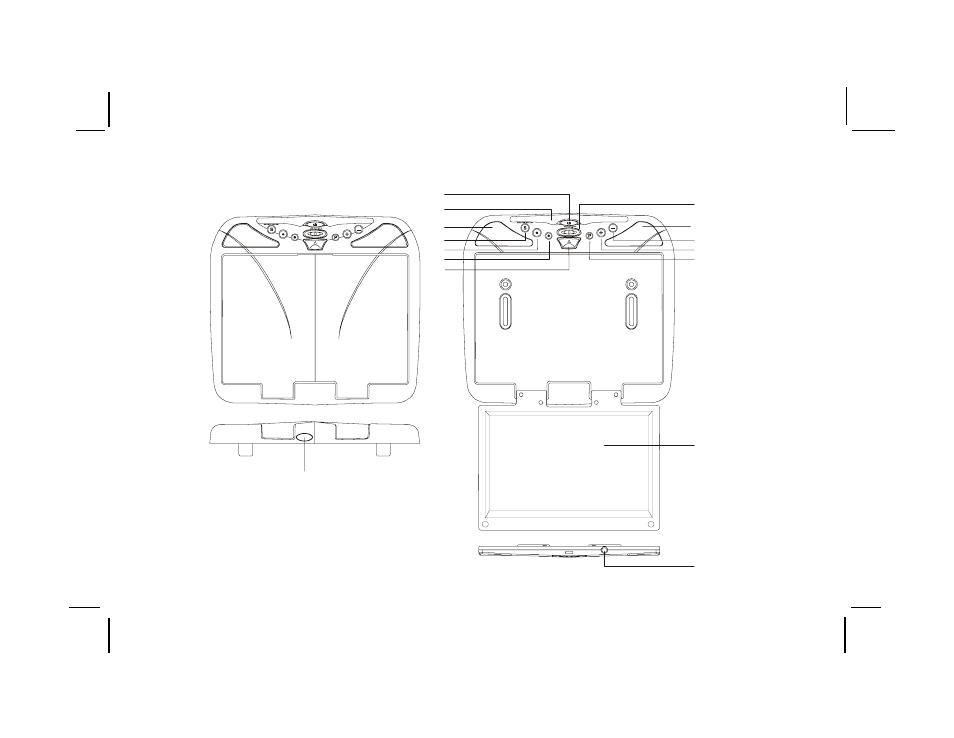 Controls and indicators diagram | Audiovox VOH1012 User Manual | Page 4 / 16