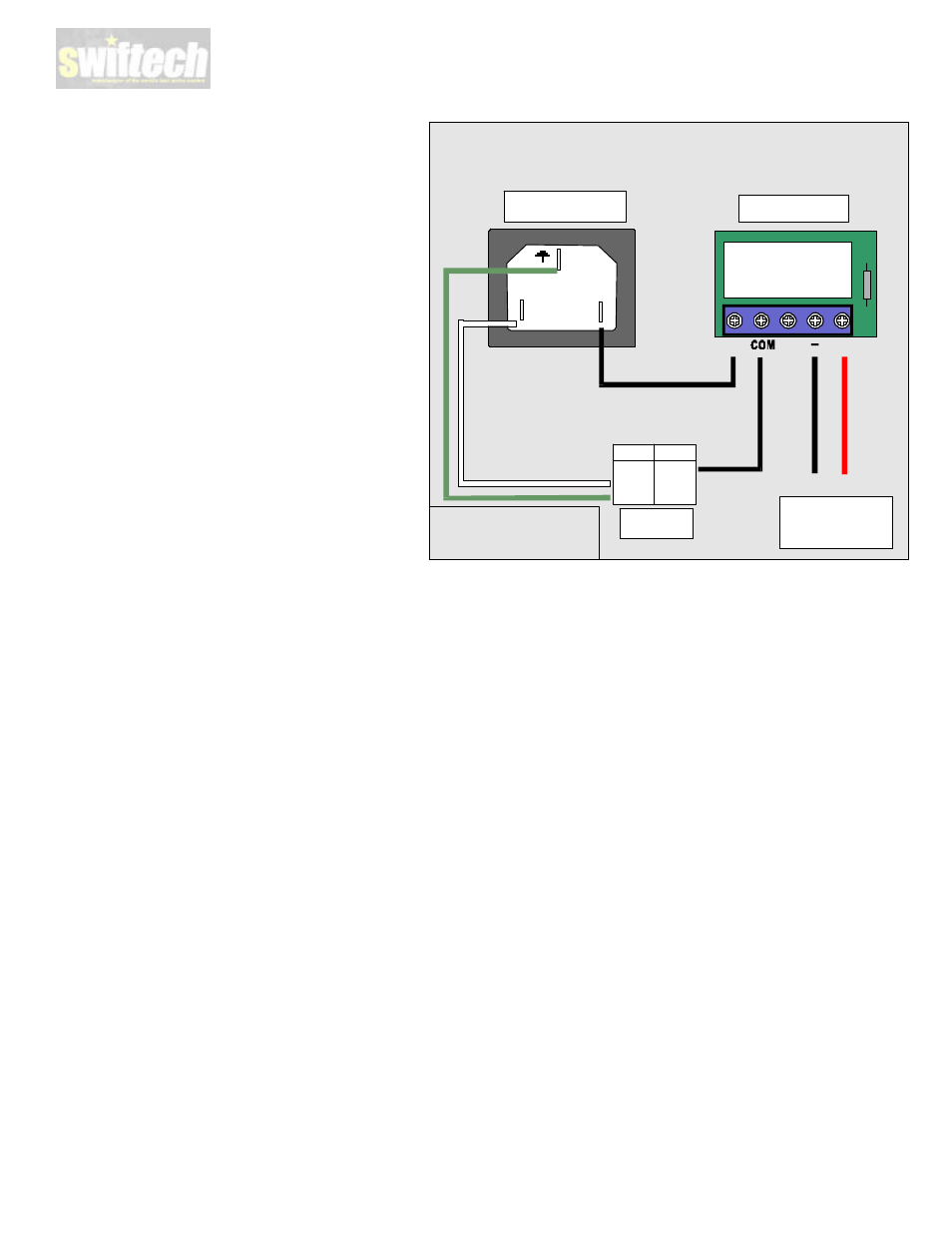 Relay switch connection diagram, Pump relay switch operations | Swiftech FS020 ALL MODELS User Manual | Page 10 / 15