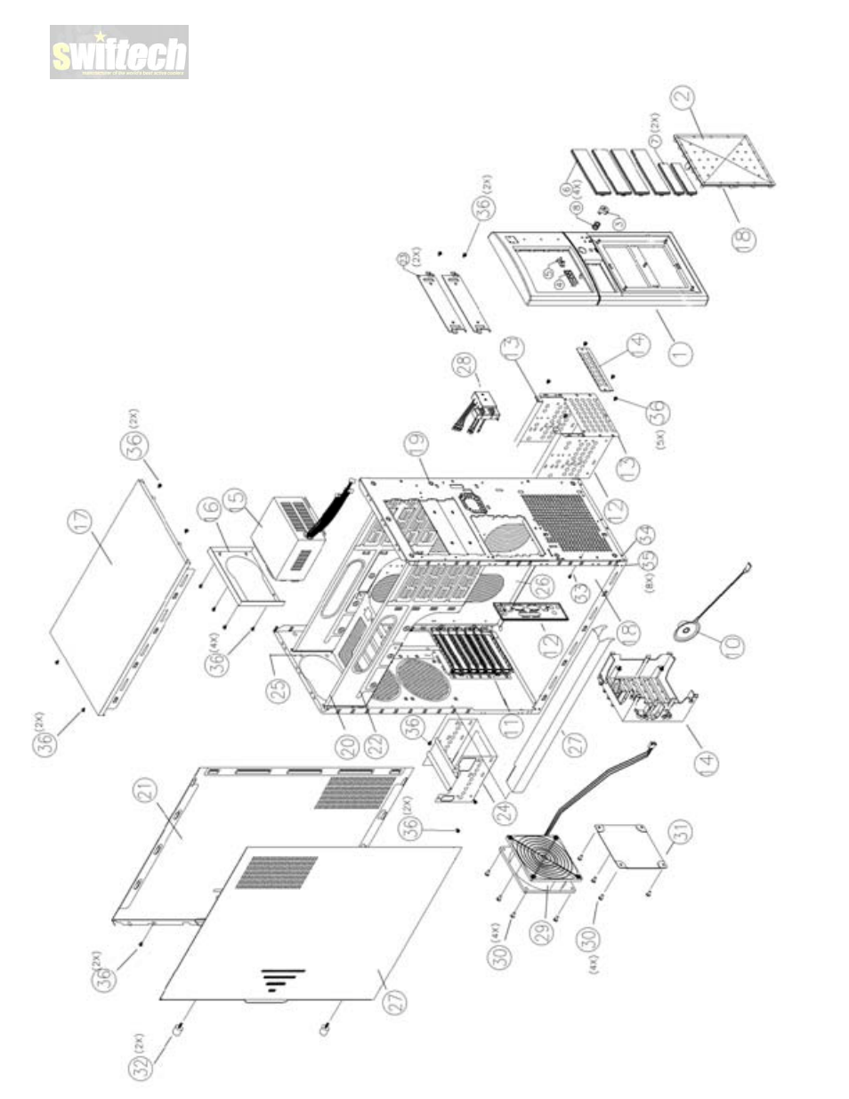 Swiftech QPOWER User Manual | Page 2 / 12