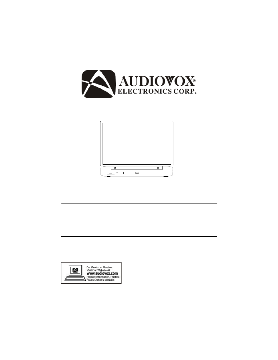 Audiovox D2017PK User Manual | 29 pages