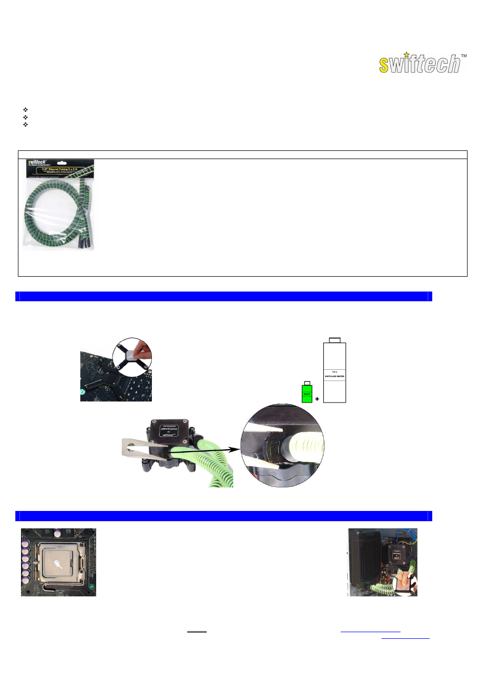 Swiftech APOGEE DRIVE User Manual | 8 pages