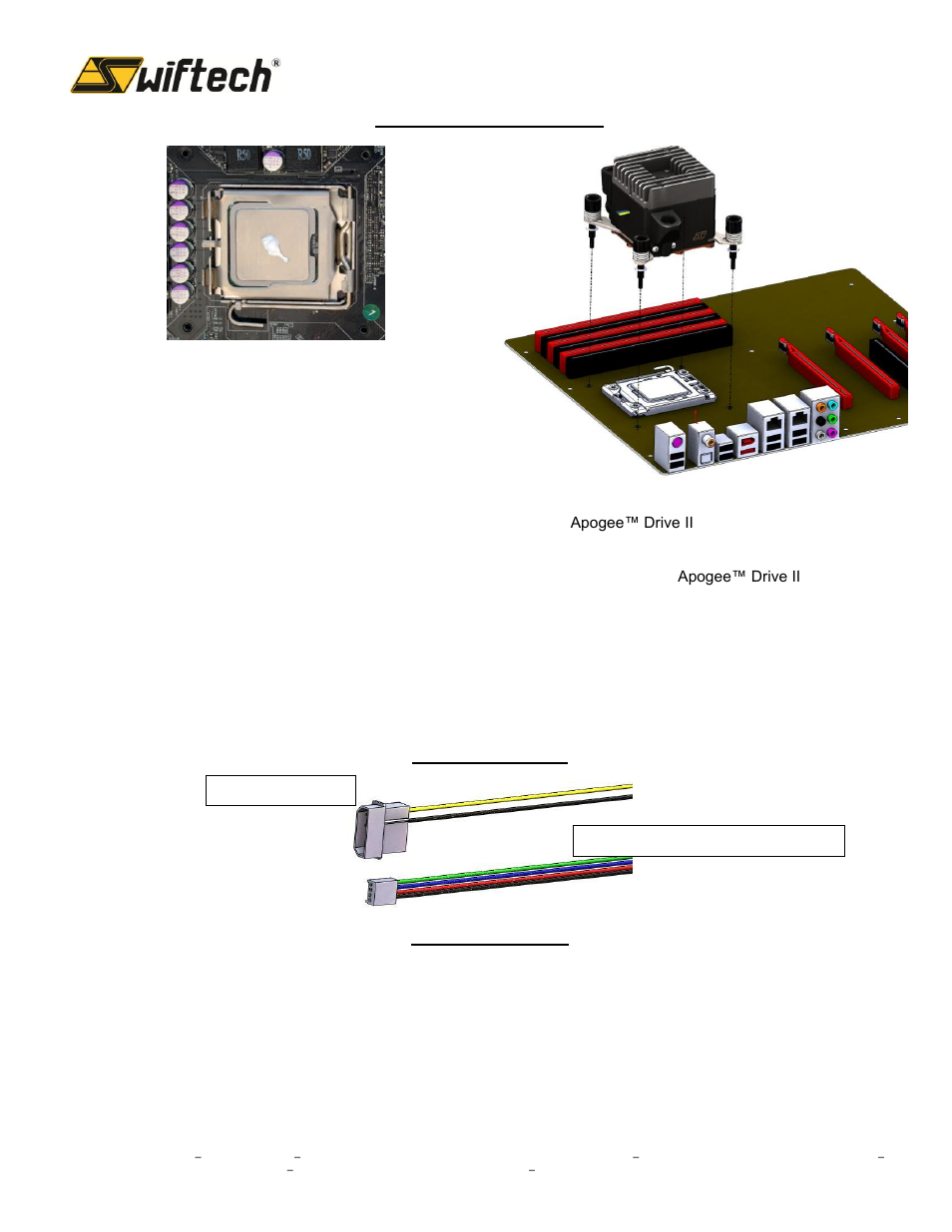 Swiftech APOGEE DRIVE II - Socket 2011 User Manual | Page 2 / 5