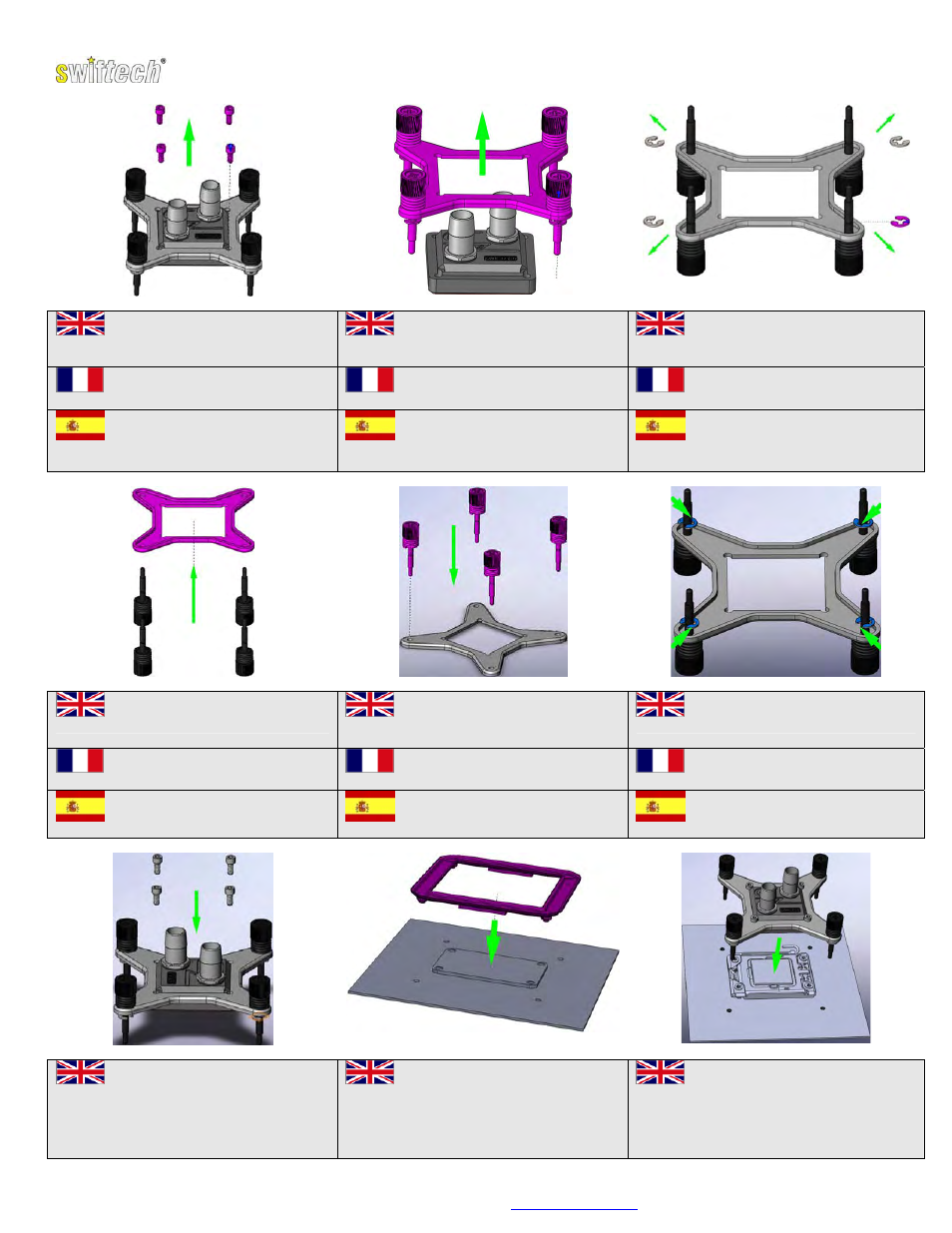 Swiftech APOGEE GTZ CI7 User Manual | 2 pages