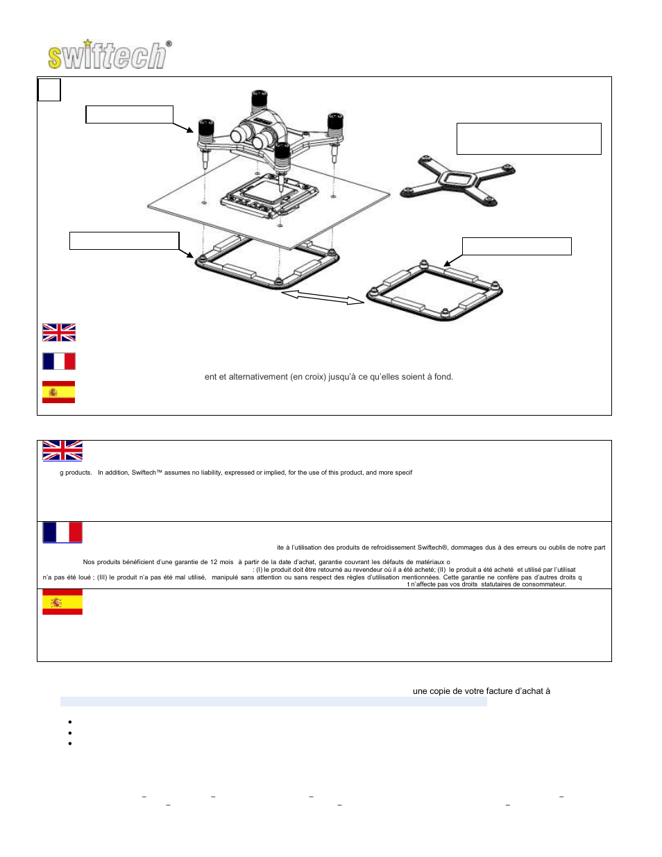 Swiftech APOGEE LP User Manual | Page 2 / 2