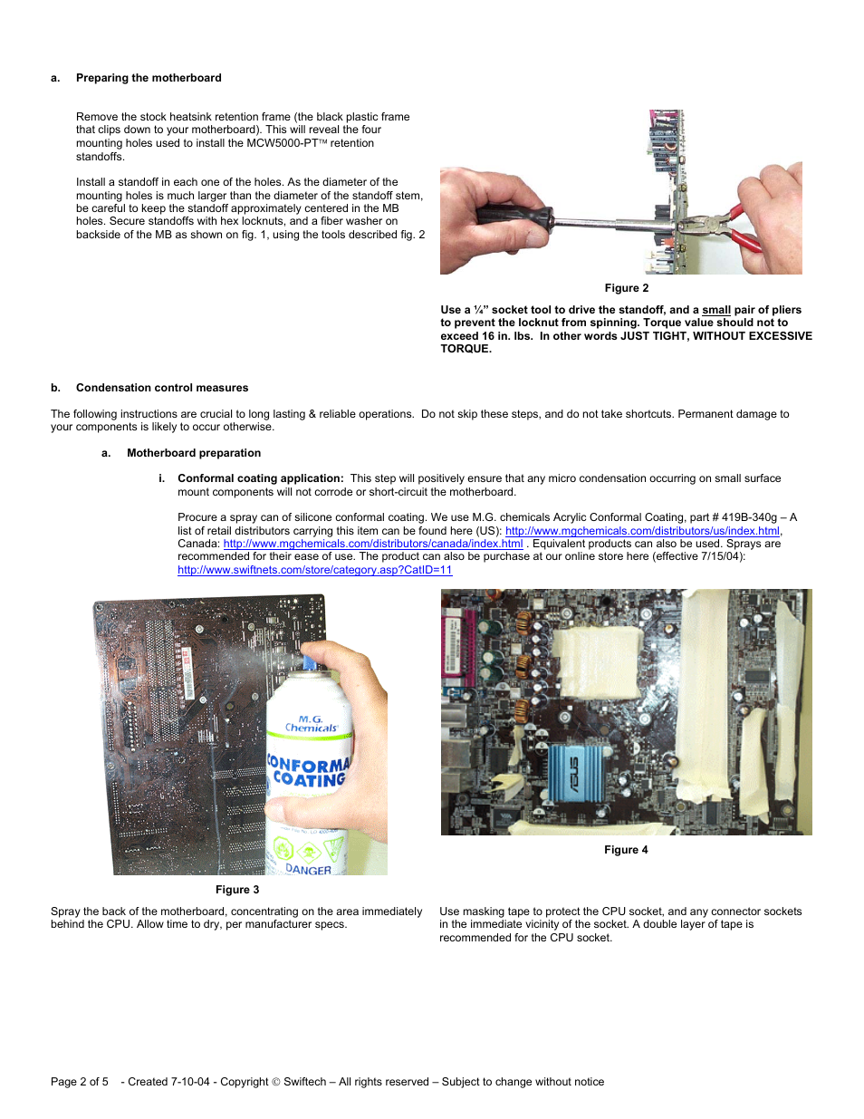 Swiftech MCW5002 PT User Manual | Page 2 / 5