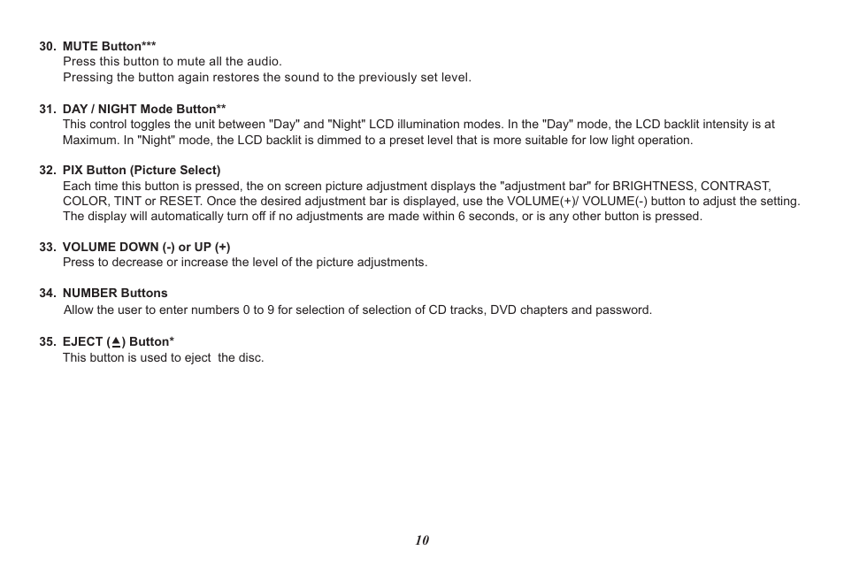 Audiovox Mobile Video 128-8342 User Manual | Page 10 / 26