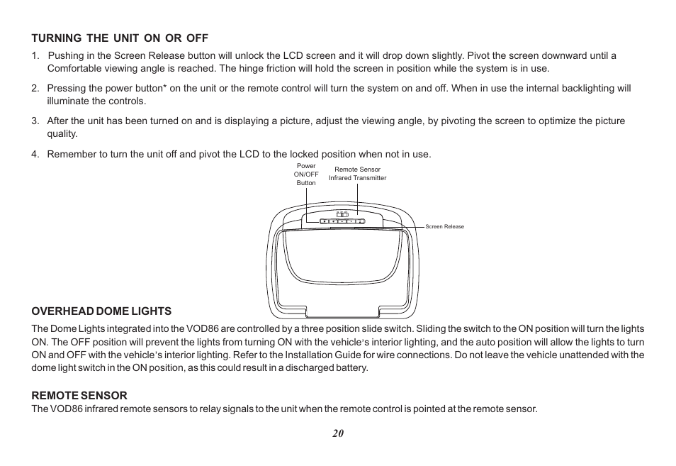 Audiovox Mobile Video 128-8342 User Manual | Page 20 / 26