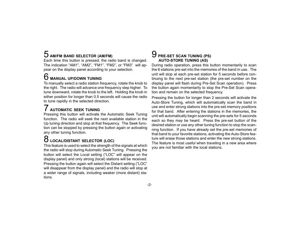 Audiovox P-15 User Manual | Page 3 / 8