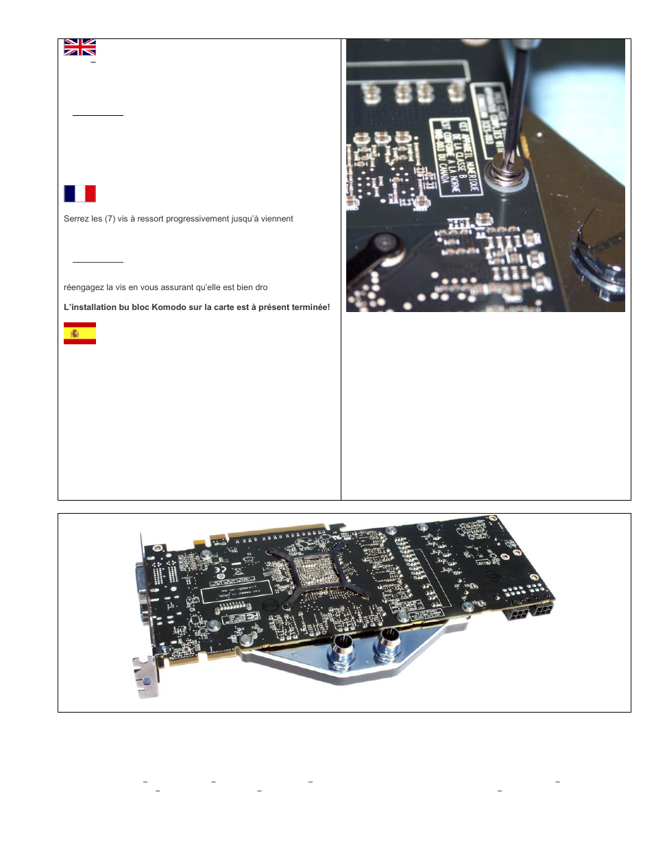 Swiftech KOMODO HD5800 User Manual | Page 4 / 6