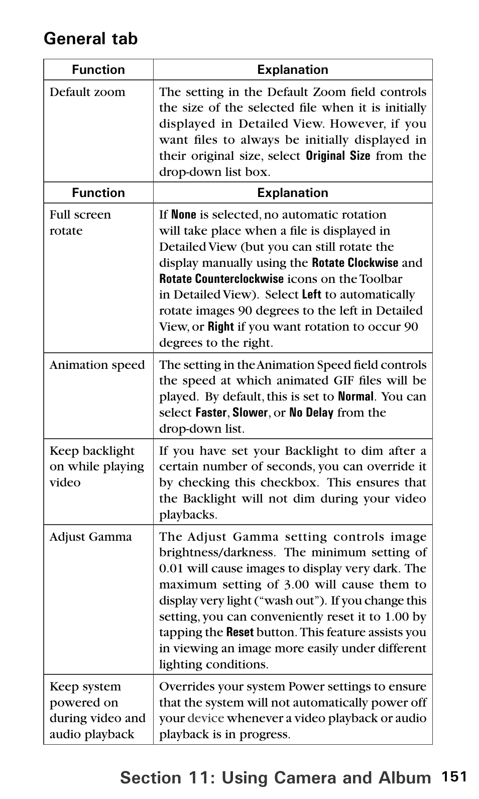 General tab | Sprint PPC-6600 User Manual | Page 156 / 195