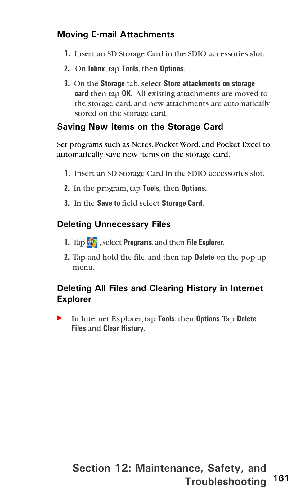 Sprint PPC-6600 User Manual | Page 166 / 195