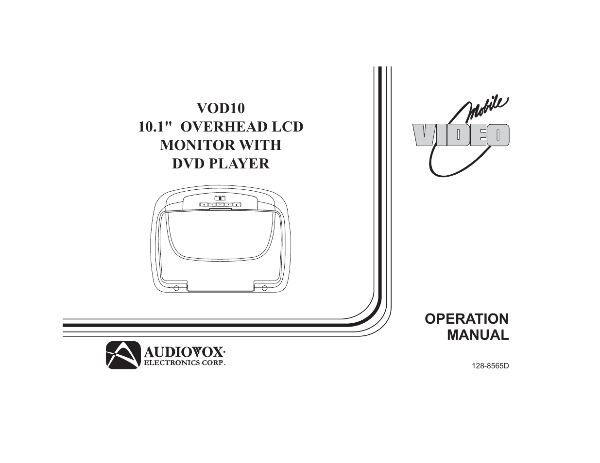 Audiovox Mobile Video 128-8565A User Manual | 28 pages