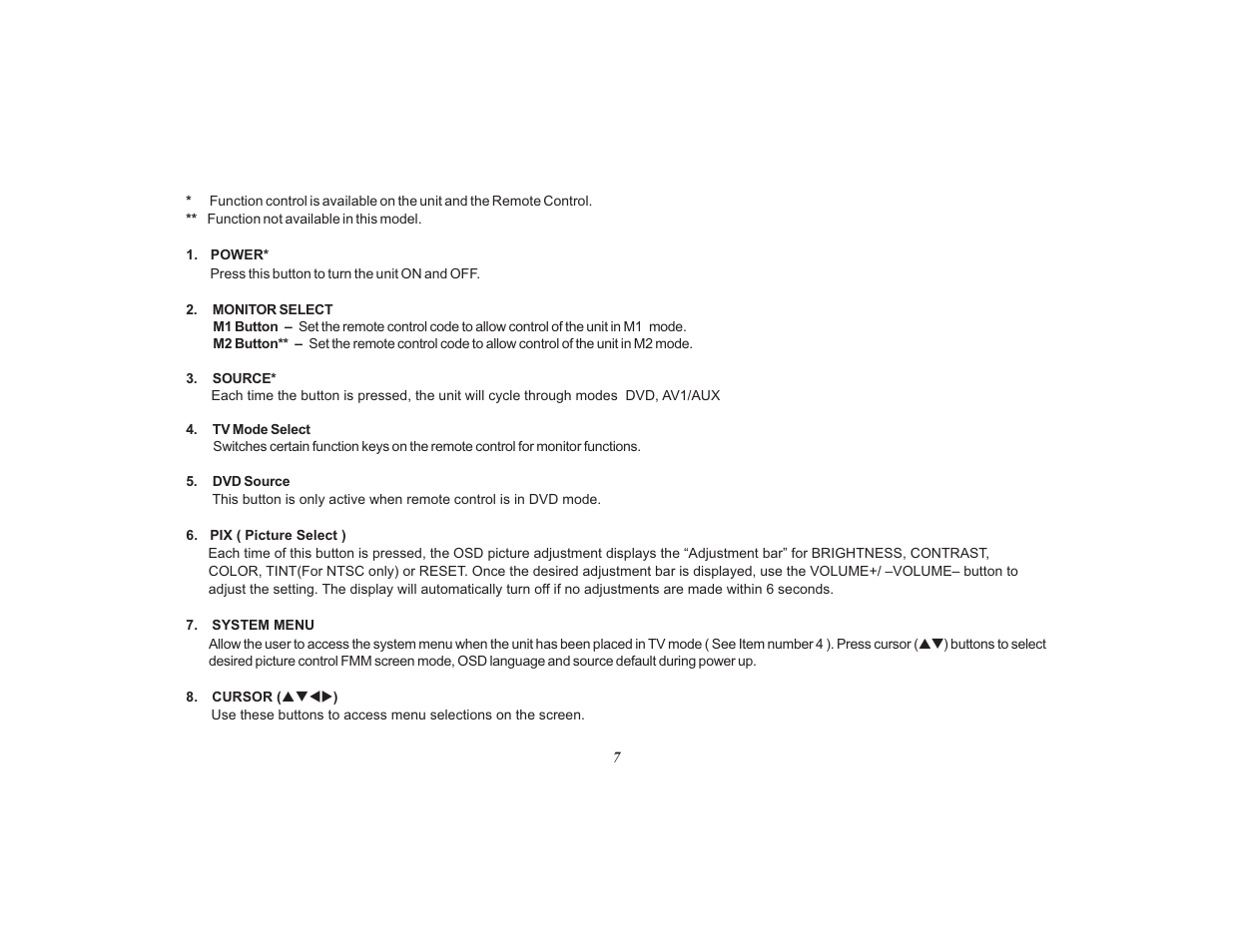 Audiovox Mobile Video 128-8565A User Manual | Page 7 / 28