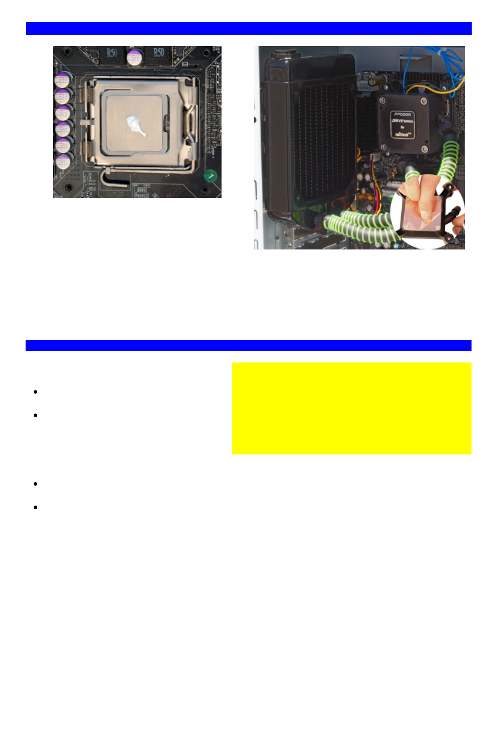 Swiftech H20 120 COMPACT User Manual | Page 12 / 28