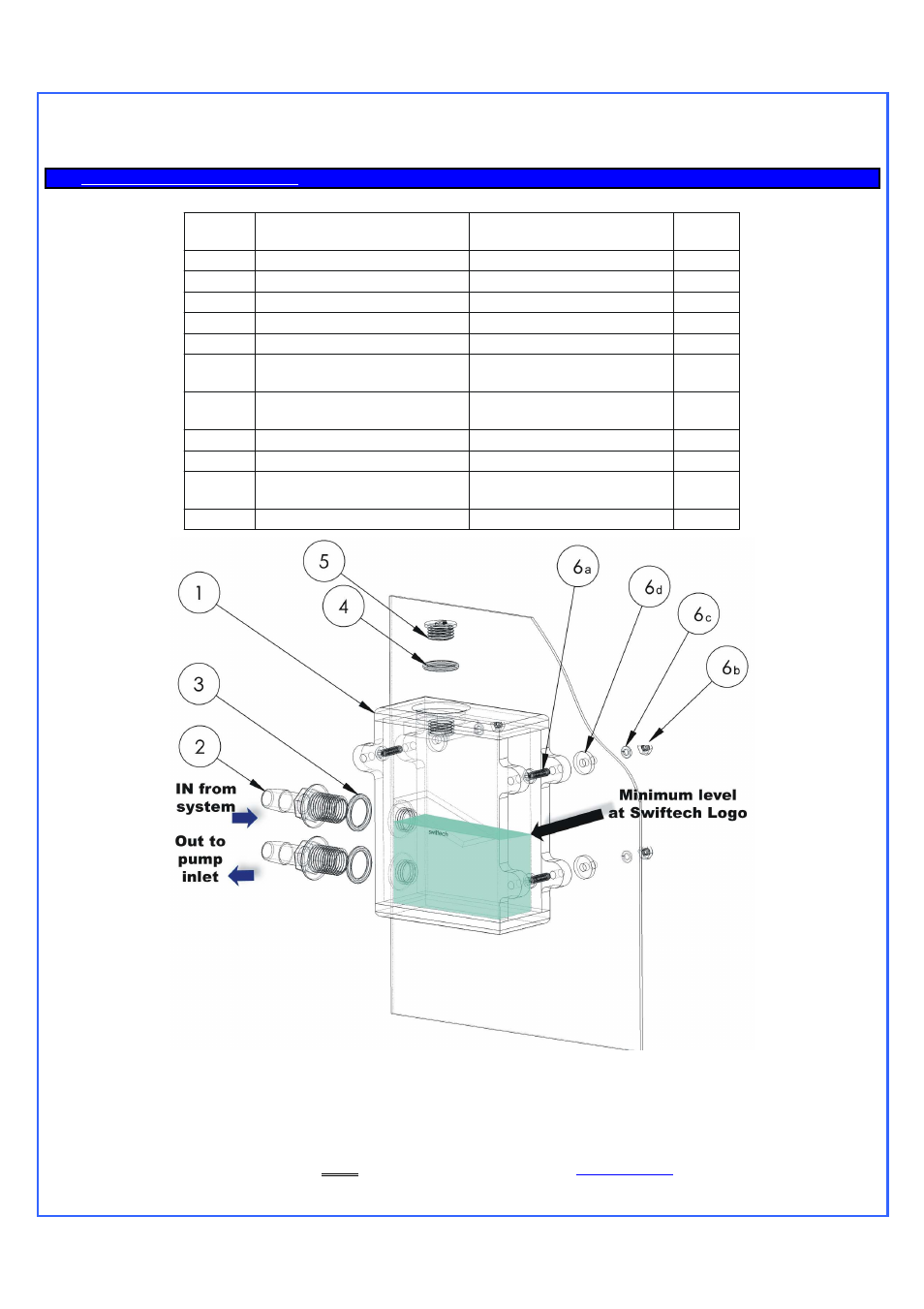 Swiftech H20 120 PREMIUM REV3 User Manual | Page 20 / 28