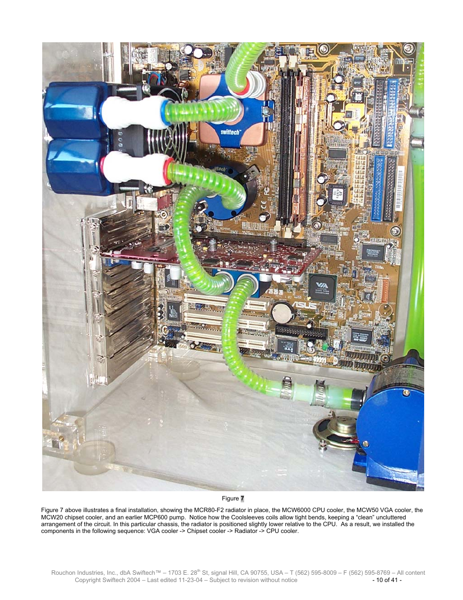 Swiftech H20 120 R3 User Manual | Page 10 / 41